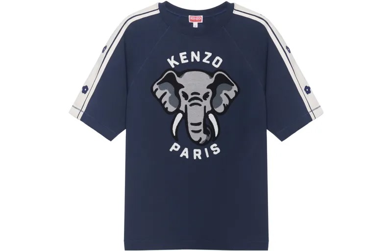 Футболка мужская темно-синяя Kenzo, синий