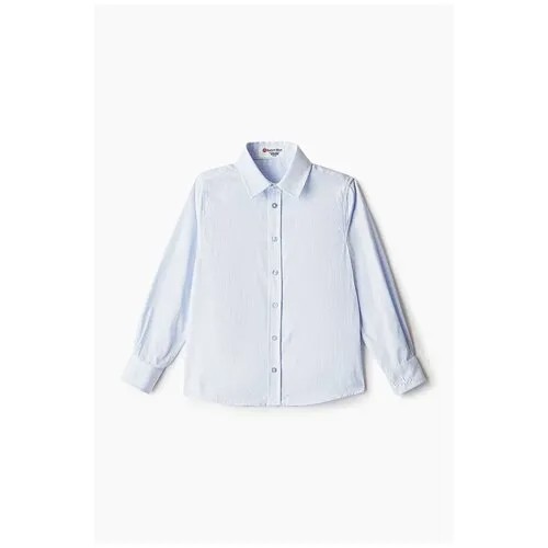 Рубашка Button Blue размер 164, голубой