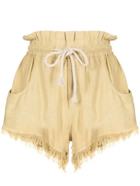 Marant Étoile шелковые шорты Talapiz, желтый