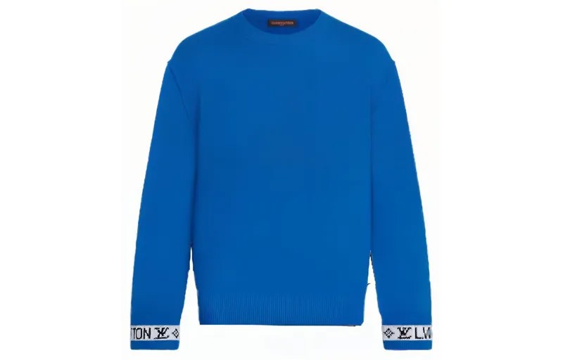 LOUIS VUITTON Мужской кашемировый свитер, цвет Blue