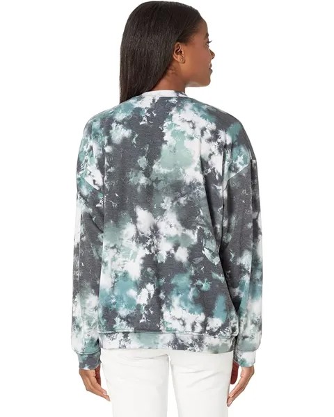 Толстовка Onzie Boyfriend Sweatshirt, цвет Evergreen Tie-Dye