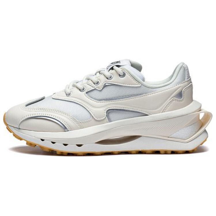 Кроссовки LiNing Lifestyle Shoes Women's Low-top Gray/White, серый/белый