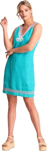 Платье Hatley Portia Dress - Ceramic, синий