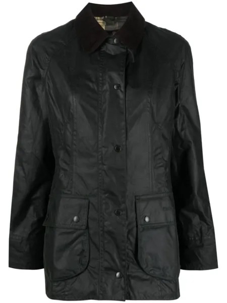 Barbour вощеная куртка Beadnell, зеленый