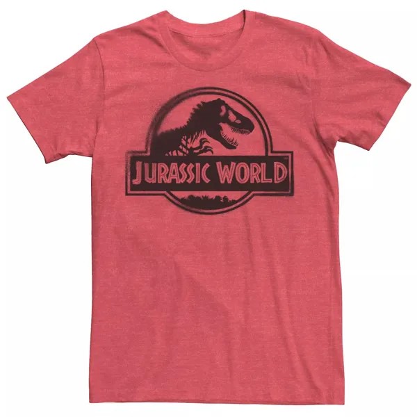 Мужская футболка Two Black с логотипом, нанесенным аэрозольной краской Jurassic World