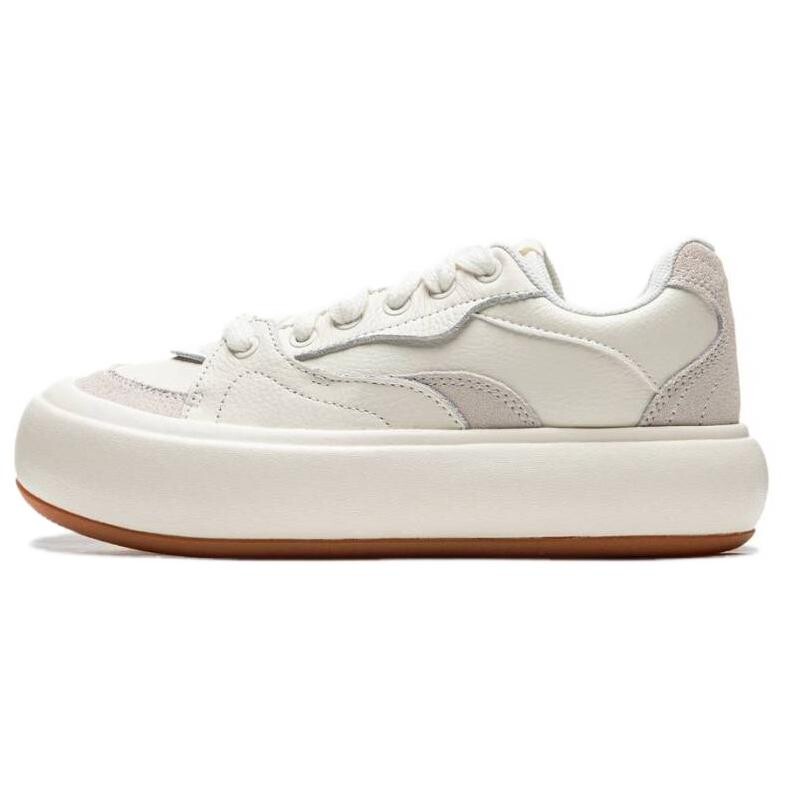 Кроссовки LiNing Skateboarding Shoes Women's Low-top Off White, цвет Off White