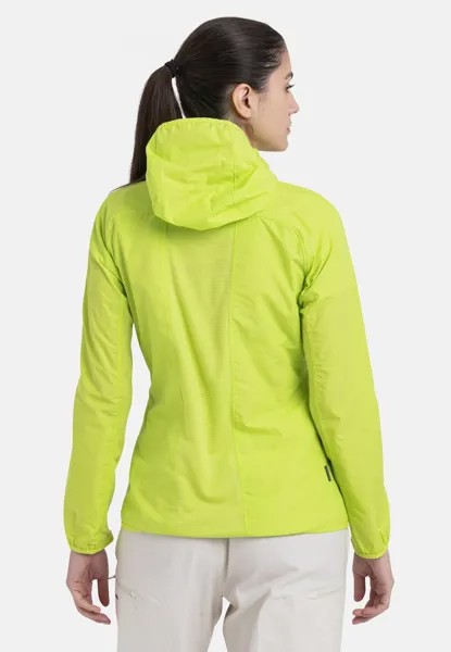 Ветровка MERINO BLEND 125 LIGHT WEIGHT ZONEKNIT Icebreaker, неоновый зеленый