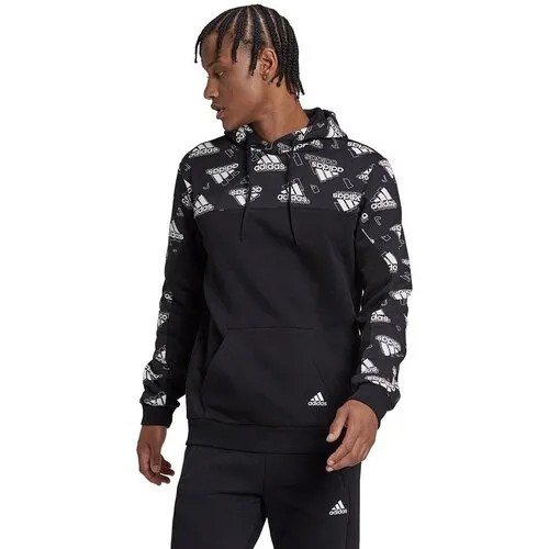 Худи adidas Stadium Grafic Fleece Hoodie, размер XS, , чёрный