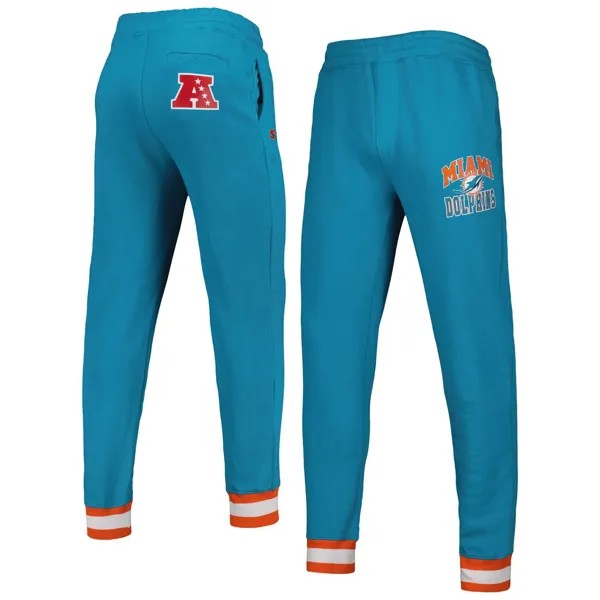 Мужские флисовые спортивные брюки Aqua Miami Dolphins Blitz Starter