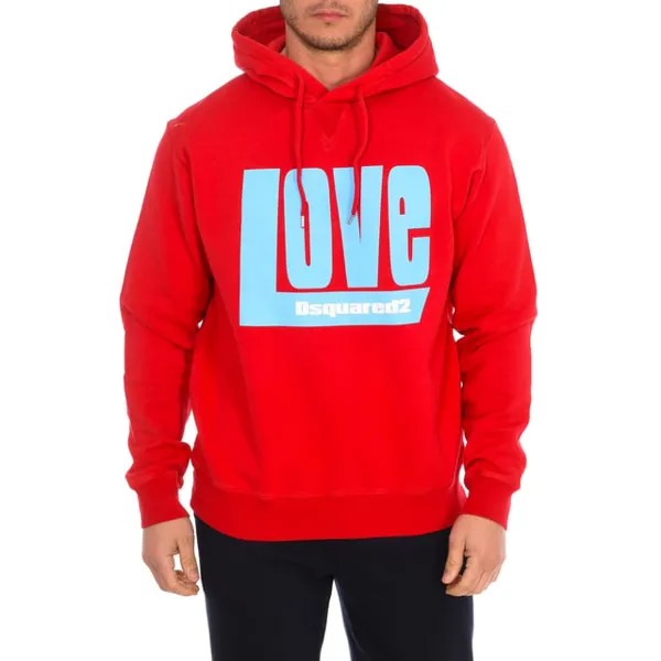 Толстовка s71gu0549 s25030 мужская Dsquared2, красный