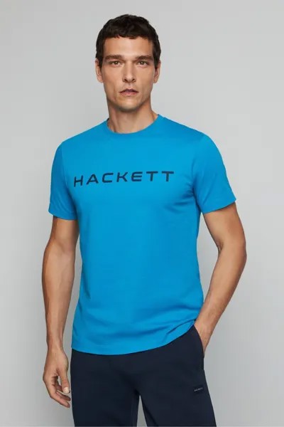 Мужская футболка «Лондон» с коротким рукавом Hackett, синий