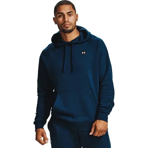 Худи спортивное Under Armour Rival Fleece, размер XS, мультиколор, синий