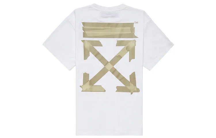 Футболка свободного кроя с лентами и стрелками Off-White
