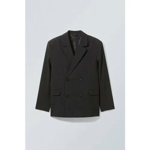 Пиджак WEEKDAY, размер 48, черный