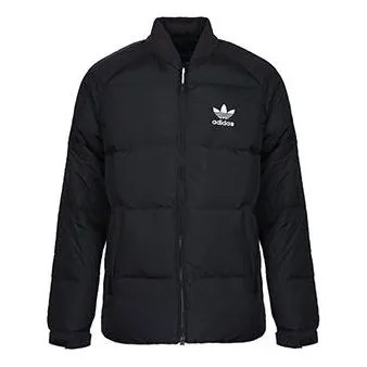 Пуховик adidas originals Heavy Down Jacket Stay Warm Solid Color Black, черный