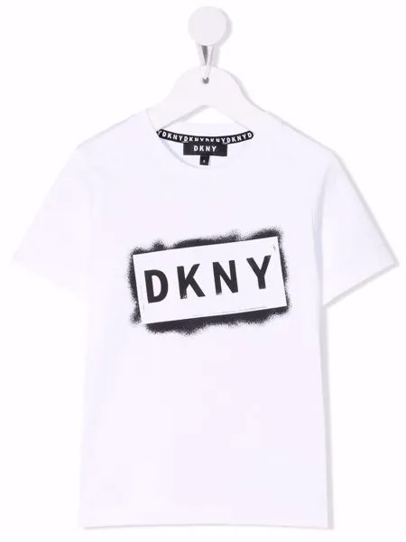 Dkny Kids футболка с логотипом