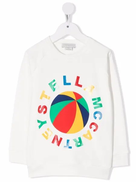 Stella McCartney Kids толстовка с логотипом