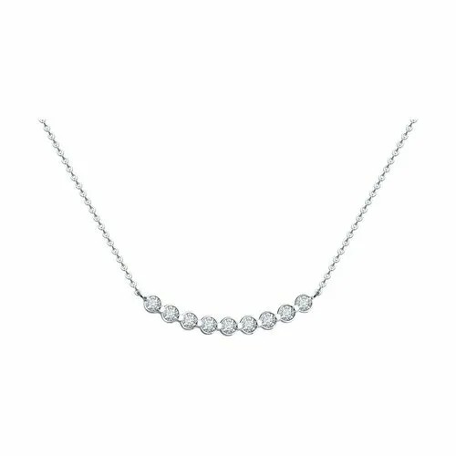 Колье Diamant, белое золото, 585 проба, длина 50 см.