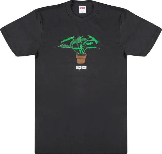 Футболка Supreme Plant T-Shirt 'Black', черный