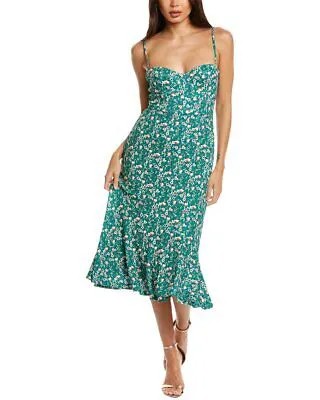 Платье миди Hutch Opal, женское, зеленое, L