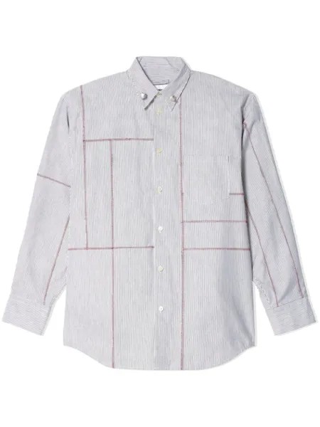 Doublet полосатая рубашка, белый