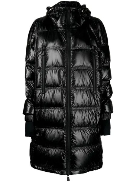 Moncler дутая парка Rochelair, черный