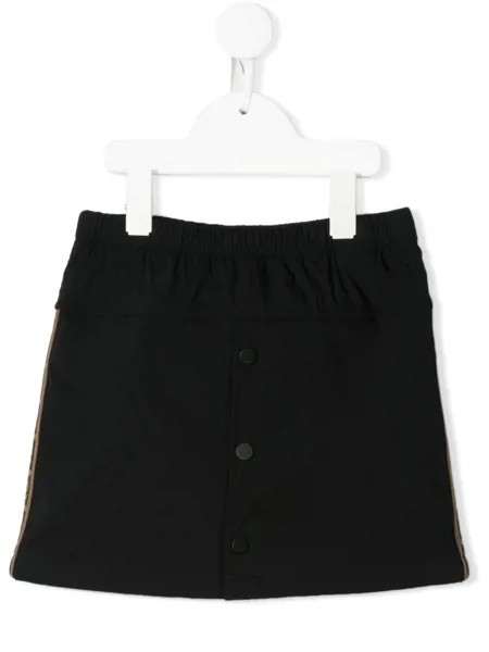 Fendi Kids юбка с логотипом FF