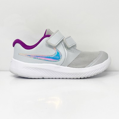 Nike Girls Star Runner 2 DD5888-001 Серые кроссовки для бега, размер 9C