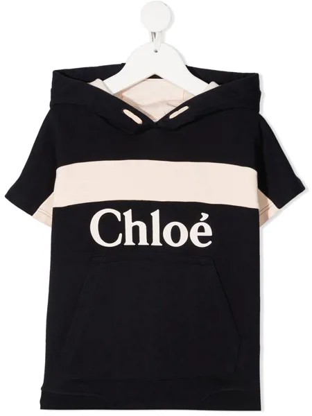 Chloé Kids худи с логотипом