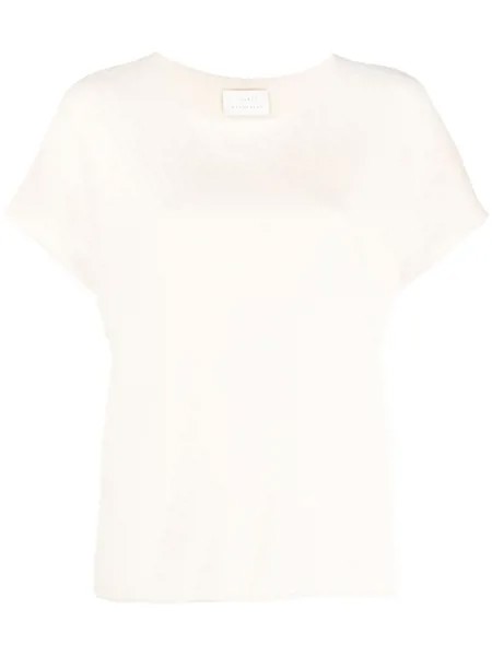 Lauren Manoogian футболка тонкой вязки с необработанными краями