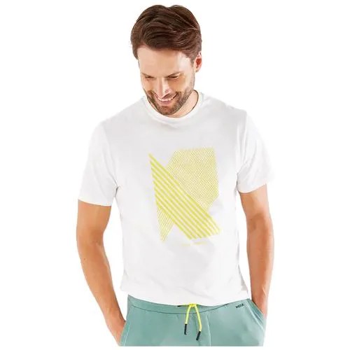 Футболка мужская MEXX LOUNGEWEAR; цвет Off white; р.L