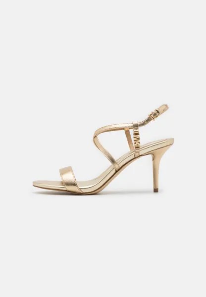 Босоножки на высоком каблуке MICHAEL Michael Kors VERONICA HEELED, цвет pale gold