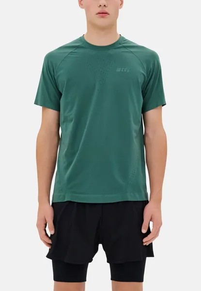 Спортивная футболка ULTRALIGHT SHIRT SHORT SLEEVE MEN CEP, цвет green