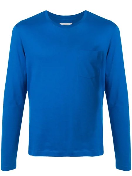 Kent & Curwen однотонная футболка с длинными рукавами