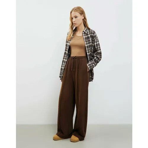 Брюки спортивные Gloria Jeans, размер L/170 (48-50), темно-коричневый