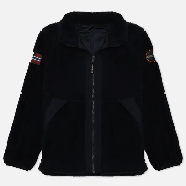 Мужская толстовка Napapijri Trollvegen Full Zip Fleece чёрный, Размер M