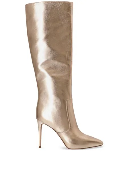 Michael Kors сапоги Rue 100 с эффектом металлик, золотистый