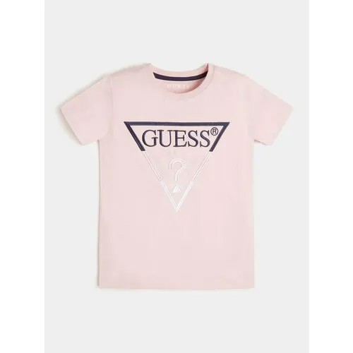Футболка GUESS, размер 16, розовый