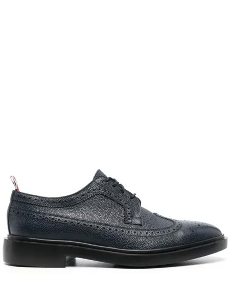 Thom Browne броги из зернистой кожи, синий