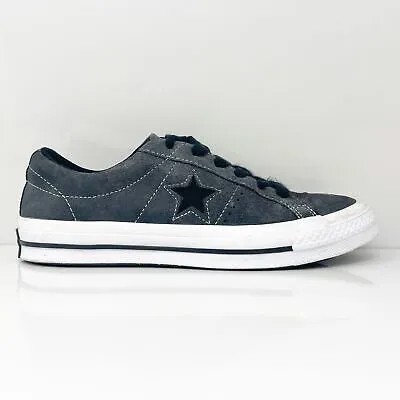Converse Boys Chuck Taylor One Star OX 263680C Серые повседневные туфли Кроссовки Размер 6