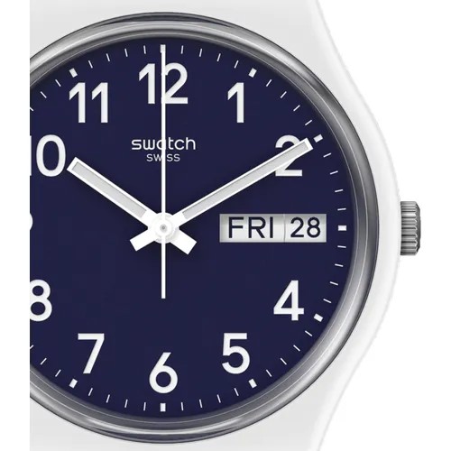 Наручные часы swatch, синий, белый