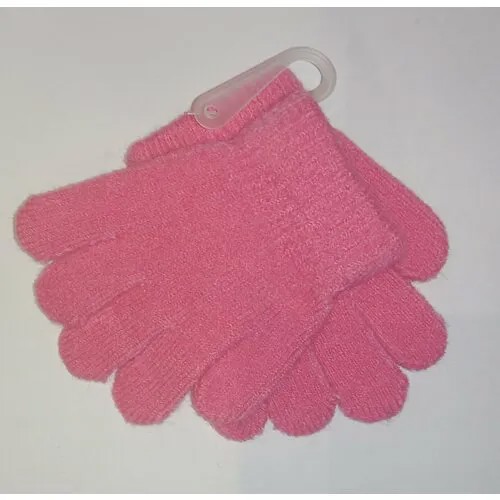 Перчатки Мария, размер 0-6 месяцев, розовый