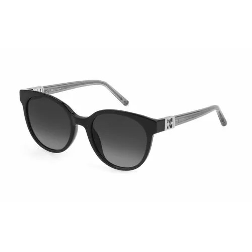 Солнцезащитные очки Escada D33S-700, кошачий глаз, оправа: пластик, для женщин, черный