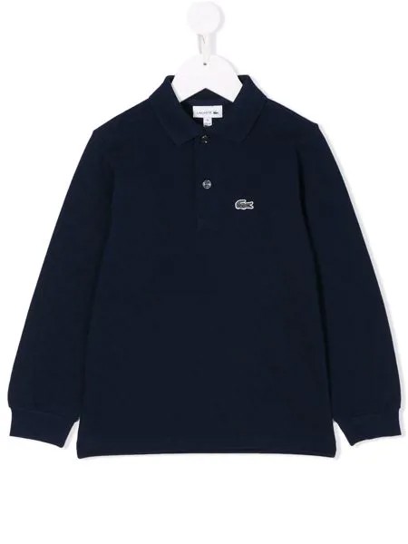 Lacoste Kids рубашка-поло с длинными рукавами