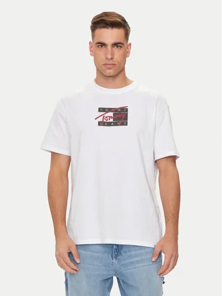 Футболка стандартного кроя Tommy Jeans, белый