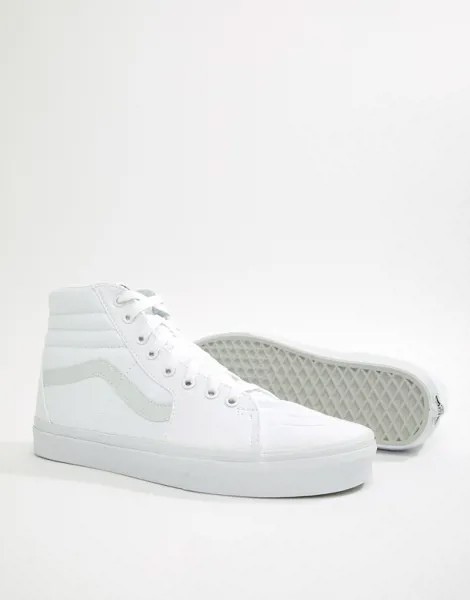 Высокие белые кроссовки Vans Sk8 VN000D5IW001-Белый