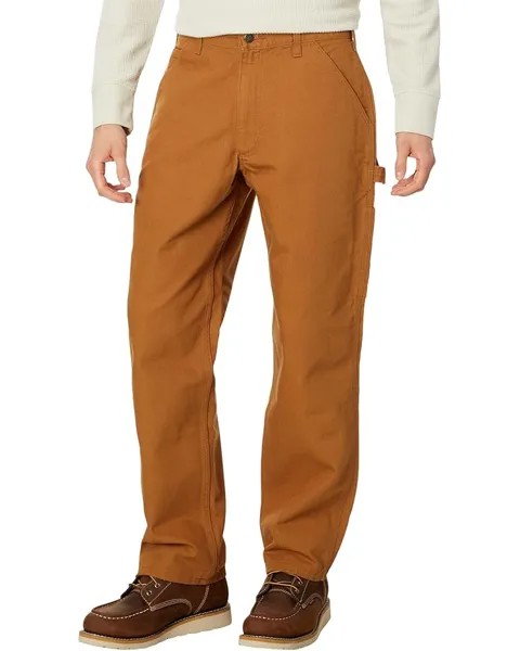 Брюки Carhartt Washed Duck Work Dungaree, цвет Carhartt Brown