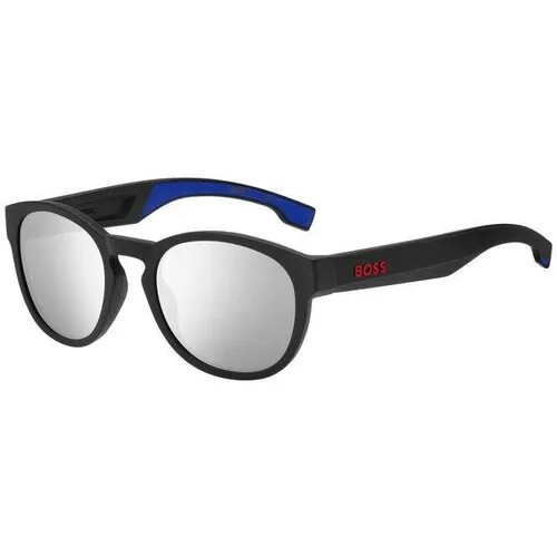 Солнцезащитные очки BOSS, голубой, черный