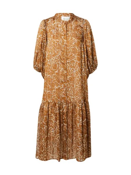 Рубашка-платье Second Female Fijito, коричневый