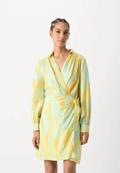 Повседневное платье Wrap Esprit, цитрусово-зеленый